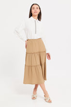 Load image into Gallery viewer, قميص نسائي مزين باللون العاجي