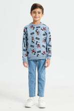 Load image into Gallery viewer, بنطلون جينز أزرق بخمسة جيوب للأولاد