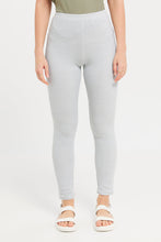 Load image into Gallery viewer, ليغينغز مطبوع باللون الأبيض للنساء