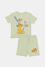Load image into Gallery viewer, طقم بيجامة مطبوعة مينت سيمبا للرضع (قطعتين)