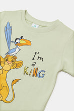 Load image into Gallery viewer, طقم بيجامة مطبوعة مينت سيمبا للرضع (قطعتين)