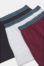 Load image into Gallery viewer, طقم بوكسرات بألوان متعددة للأولاد الكبار (3 قطع)