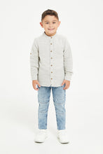 Load image into Gallery viewer, قميص الأولاد ذوي الياقات البيضاء مندرين