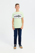 Load image into Gallery viewer, بنطلون جينز بخصر مطاطي باللون الكحلي للأولاد الكبار