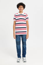 Load image into Gallery viewer, بنطال جينز سنيور بويز أزرق اللون لراكبي الدراجات النارية