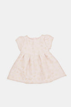 Load image into Gallery viewer, فستان مزين باللون الوردي للبنات الرضع