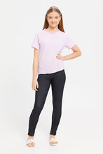 Load image into Gallery viewer, توب جاكار باللون البنفسجي للبنات الكبار