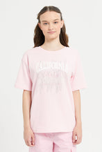 Load image into Gallery viewer, توب مزين بالترتر باللون الوردي للبنات الكبار