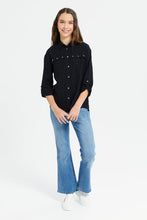 Load image into Gallery viewer, جينز بقصة واسعة باللون الأزرق للبنات الكبار