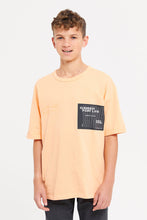Load image into Gallery viewer, تي شيرت كبير الحجم للأولاد باللون الأصفر