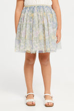 Load image into Gallery viewer, تنورة مطبوعة بألوان متعددة للبنات الصغار