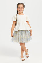 Load image into Gallery viewer, تنورة مطبوعة بألوان متعددة للبنات الصغار
