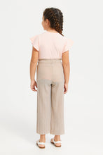 Load image into Gallery viewer, طقم تيشيرت وبنطلون مزين باللون الوردي للبنات الصغار (قطعتين)