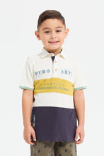 Load image into Gallery viewer, تيشيؤت بولو مطبوع متعدد الألوان للأولاد الصغار