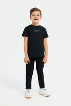 Load image into Gallery viewer, بنطال تشينو أسود للأولاد
