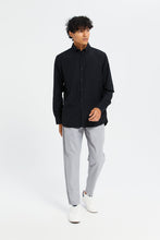 Load image into Gallery viewer, بنطلون بخصر مطاطي باللون الرمادي للرجال