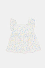 Load image into Gallery viewer, بلوزة مطرزة باللون العاجي: عاجي