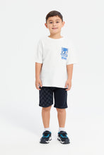 Load image into Gallery viewer, شورت مطبوع باللون الأسود للأولاد الصغار