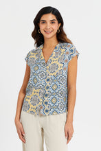 Load image into Gallery viewer, قميص مطبوع بألوان متعددة للنساء