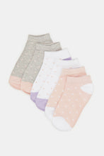 Load image into Gallery viewer, جوارب طويلة للكاحل مطبوعة متنوعة للفتيات (3 أزواج)