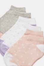 Load image into Gallery viewer, جوارب طويلة للكاحل مطبوعة متنوعة للفتيات (3 أزواج)