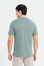 Load image into Gallery viewer, تيشيرت جاكار باللون الأخضر للرجال