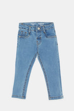 Load image into Gallery viewer, بنطلون جينز أساسي خفيف الوزن للأولاد الصغار