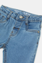 Load image into Gallery viewer, بنطلون جينز أساسي خفيف الوزن للأولاد الصغار