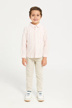 Load image into Gallery viewer, قميص وردي مخطط للأولاد