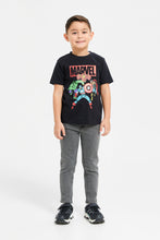 Load image into Gallery viewer, بنطلون جينز رمادي للأولاد