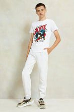 Load image into Gallery viewer, بنطال رياضي أبيض للأولاد الكبار