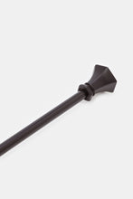 Load image into Gallery viewer, قضيب ستائر قابل للتمديد باللون الأسود