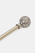 Load image into Gallery viewer, قضيب ستائر قابل للتمديد باللون البرونزي