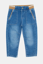 Load image into Gallery viewer, بنطلون جينز أزرق للأولاد الرضع