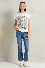 Load image into Gallery viewer, بنطلون جينز ضيق باللون الأزرق للفتيات الكبيرات ذو فتحة أمامية