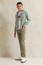 Load image into Gallery viewer, بنطلون جينز زيتوني بخمسة جيوب للأولاد الكبار