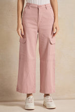 Load image into Gallery viewer, بنطلون كارجو وردي للفتيات الكبيرات