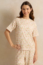 Load image into Gallery viewer, بلوزة مطبوعة متعددة الألوان للبنات الكبار