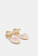 Load image into Gallery viewer, صندل ذهبي مزخرف للبنات