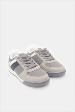 Load image into Gallery viewer, حذاء رياضي رمادي أسود لكبار السن