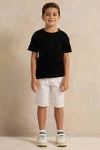 Load image into Gallery viewer, تي شيرت جاكار أسود للأولاد
