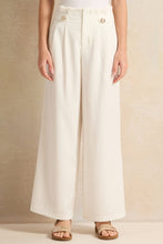 Load image into Gallery viewer, بنطلون أبيض مزين بأزرار للفتيات الكبيرات