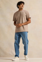 Load image into Gallery viewer, تي شيرت رجالي مطبوع باللون البيج