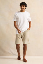 Load image into Gallery viewer, تي شيرت جاكار أبيض للرجال