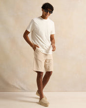 Load image into Gallery viewer, تي شيرت رجالي أبيض بأكمام قصيرة