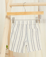 Load image into Gallery viewer, شورت مخطط أبيض للأولاد الرضع