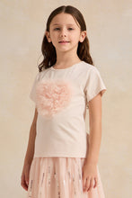 Load image into Gallery viewer, بلوزة وردية مزينة للبنات