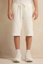 Load image into Gallery viewer, طقم جاكار أبيض بياقة بيضاء للأولاد الكبار (قطعتان)