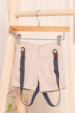 Load image into Gallery viewer, شورت جاكار بيج للأولاد الرضع مع حمالات