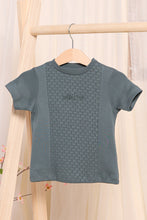 Load image into Gallery viewer, تي شيرت جاكار أخضر للأولاد الرضع